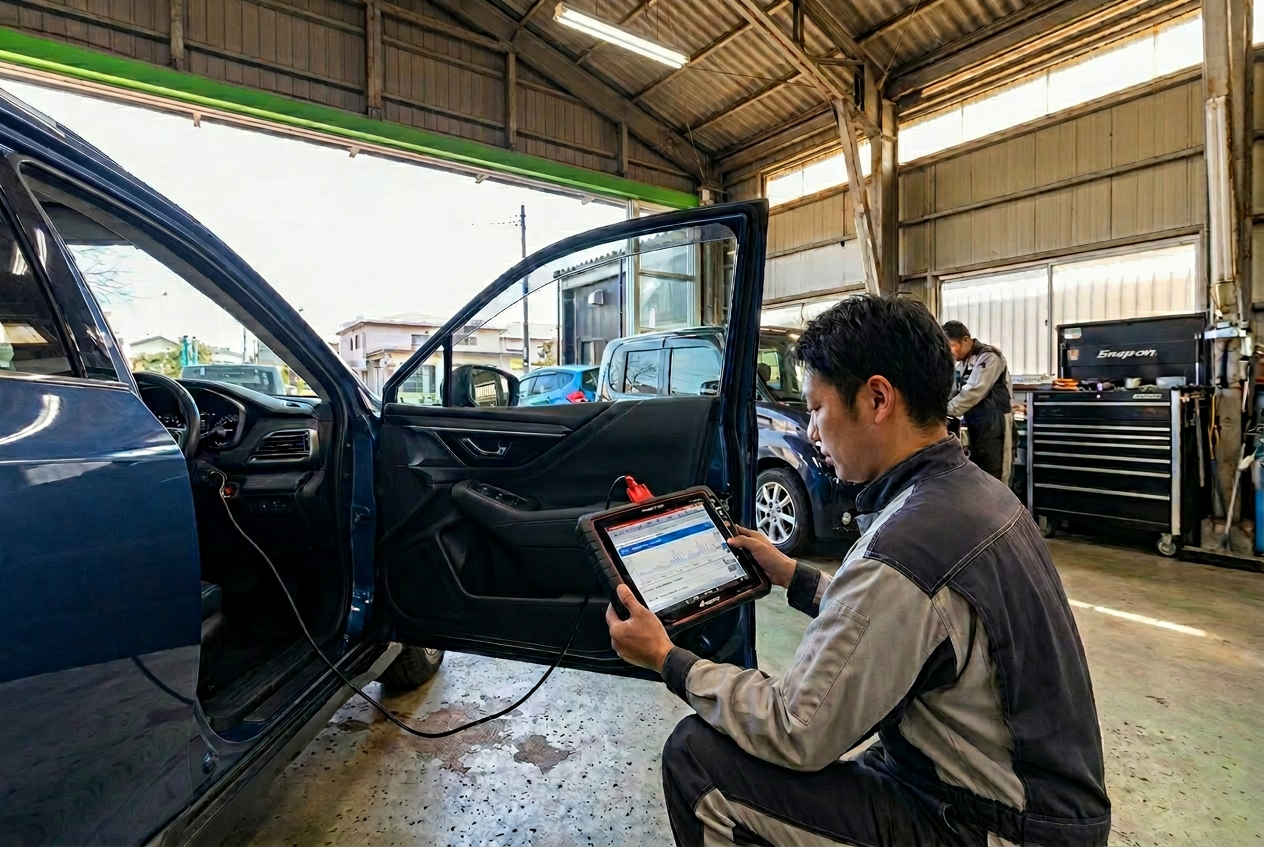 診断機による故障診断